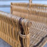 Vintage log basket