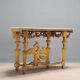Console ancienne éclectique en bois sculpté et doré, Italie, XIXe siècle