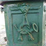 Old mailbox on foot