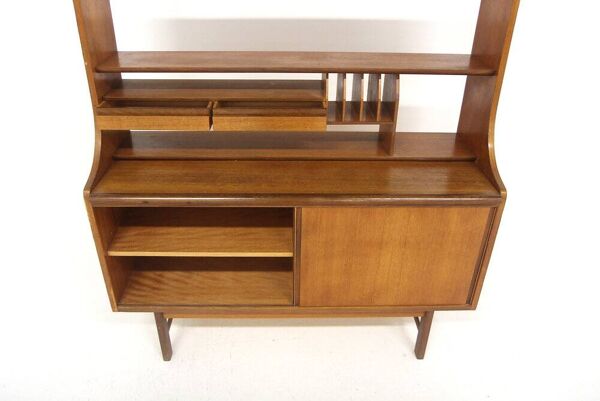 Secrétaire scandinave en teck, Suède, 1960