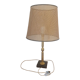 Lampe de table a poser ou pour chevet vintage années 60-70 base marbre noir (un morceau recollé) pied