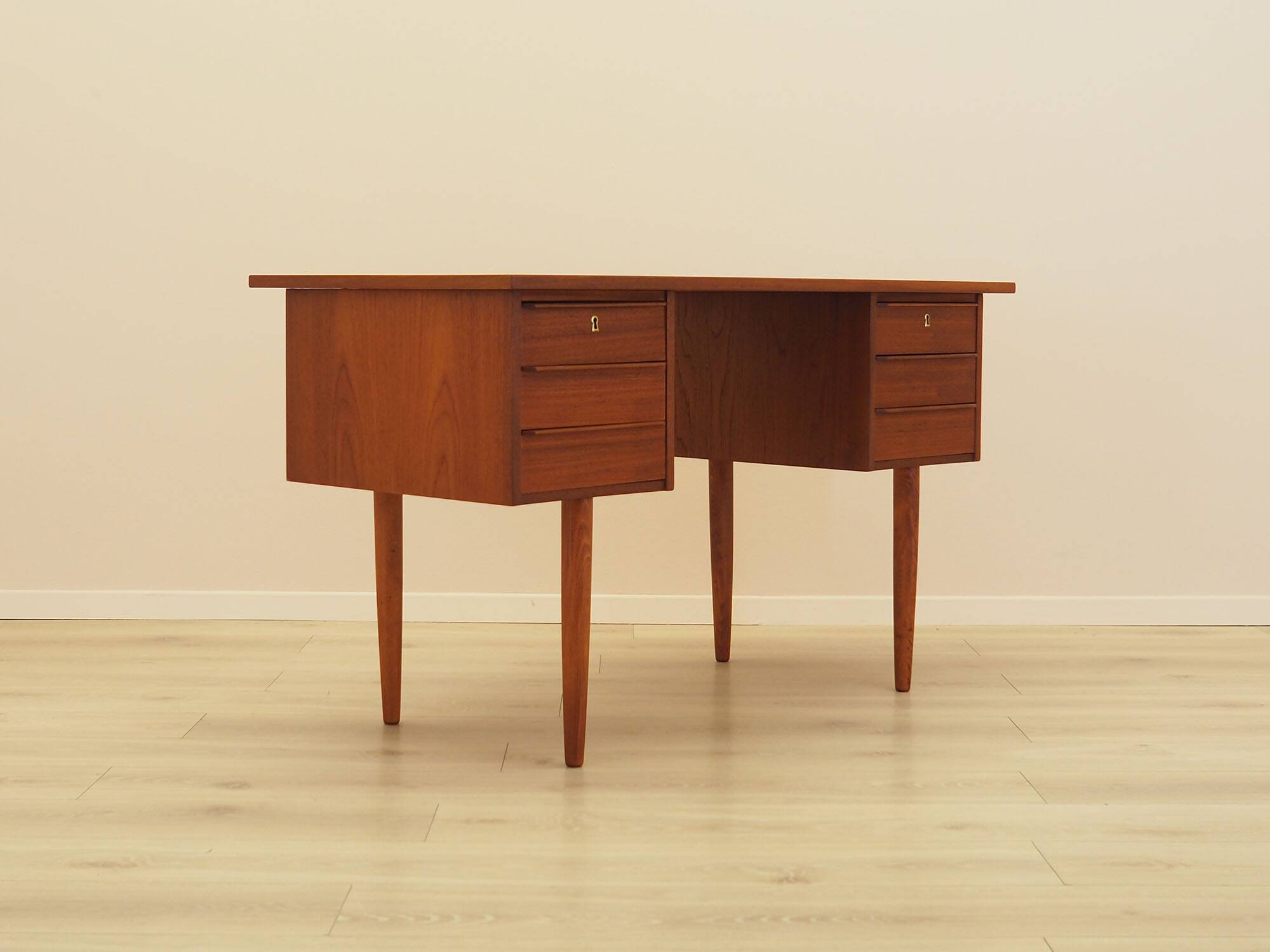 Teak desk, Danish design, 1970s, made in Denmark