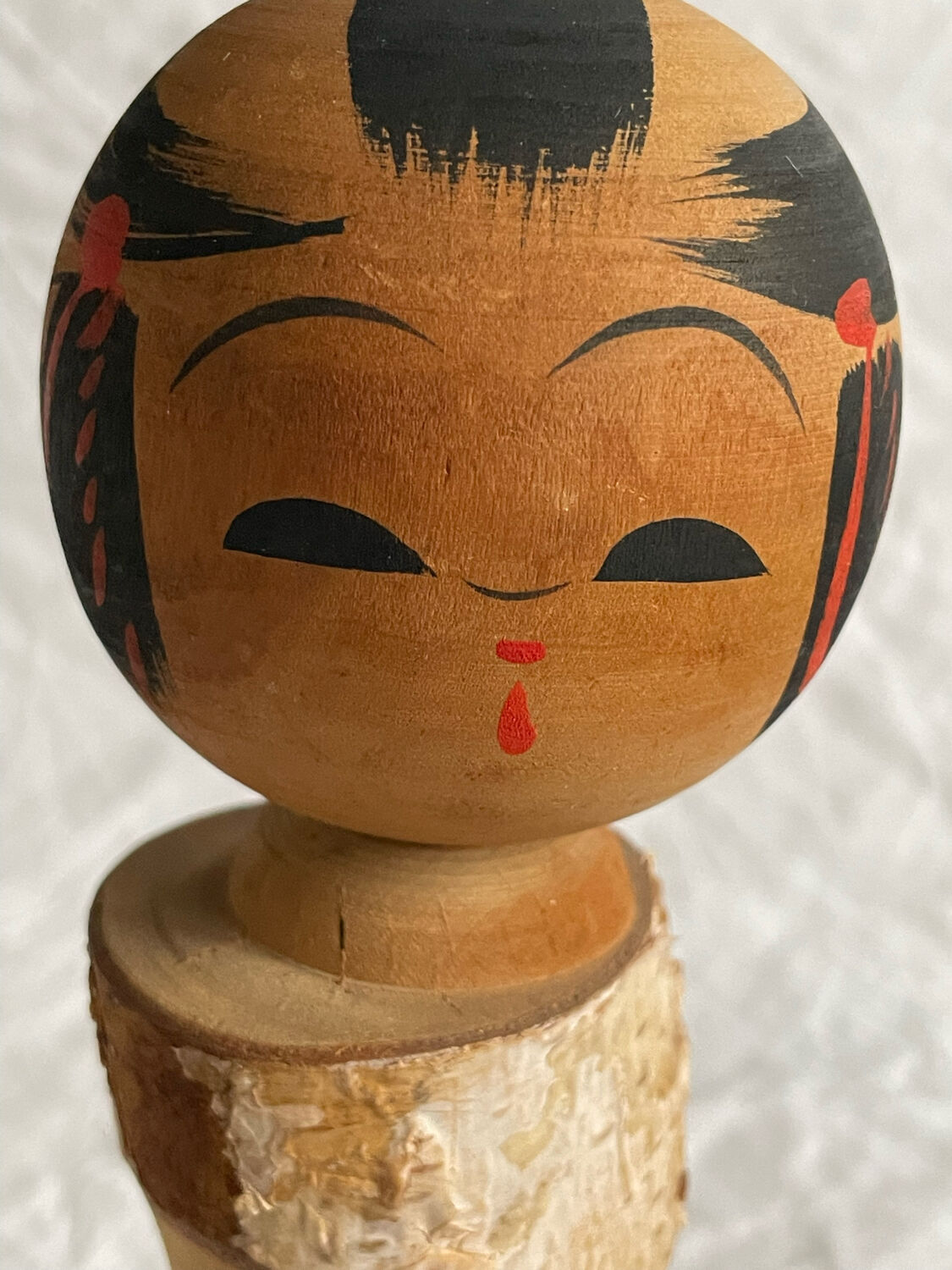 Kokeshi vintage hand painted wood