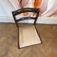 Chaise en acajou style Regency