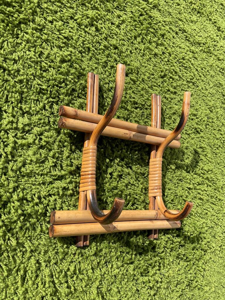 Bamboo coat rack ~ Vintage 70s