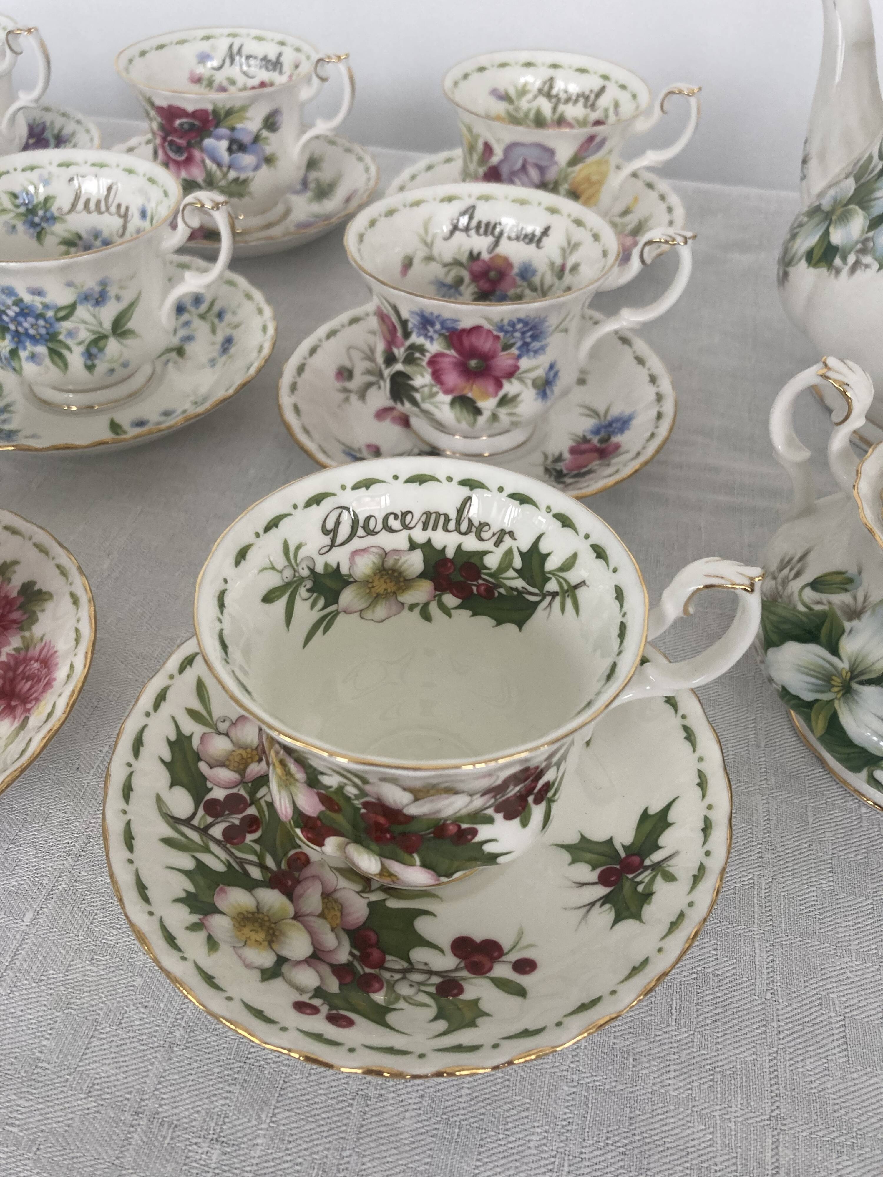 Tea set “the months” Royal Albert 27 pieces