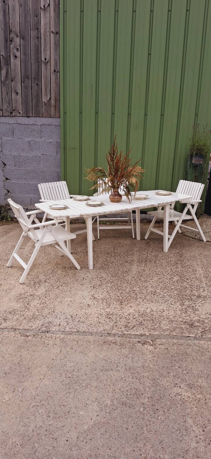 Antique garden furniture