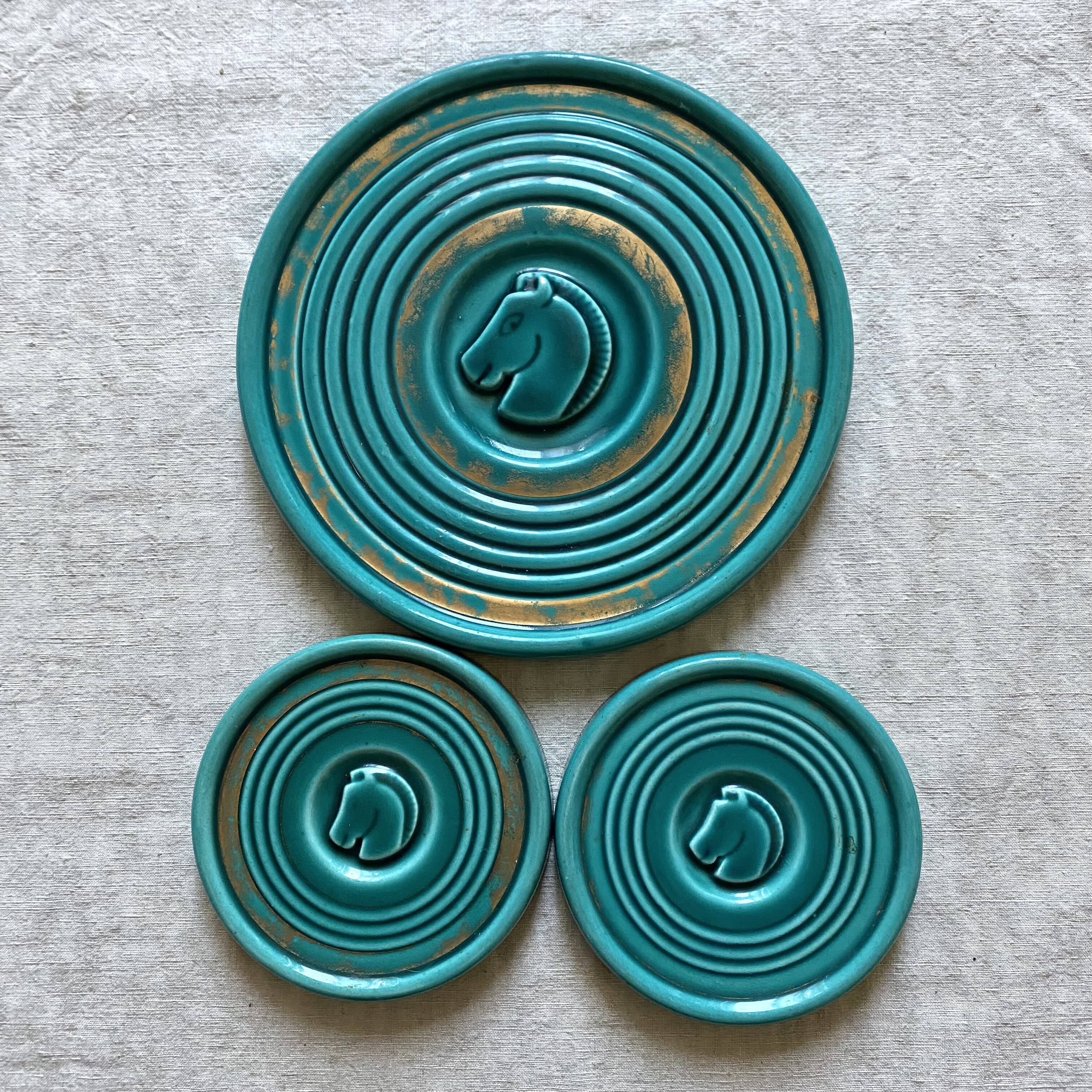 Ceramic trivets 50s