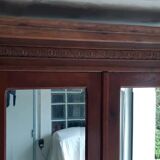 Vintage Parisian glass cabinet.