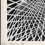 Kinetic Art. Signed and framed lithograph by C. du PLESSIS.