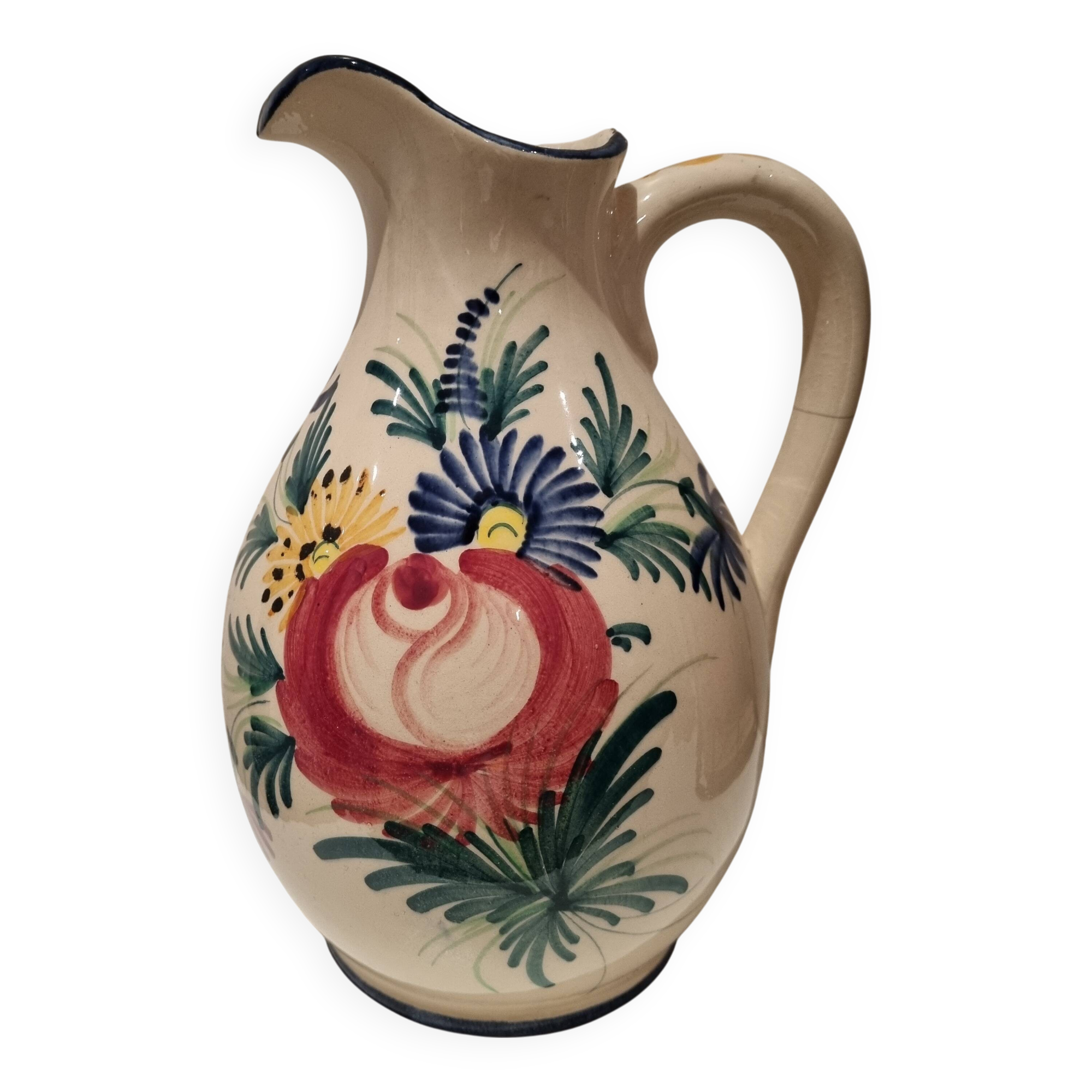 Antique earthenware pitcher from St Clément