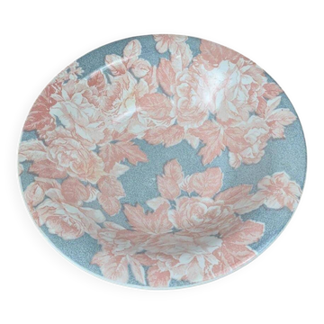Vintage floral patterned shallow dish