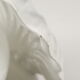 Ceramic lamp shell vintage white manises Spain 70s