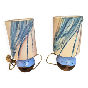Paire lampes chevet