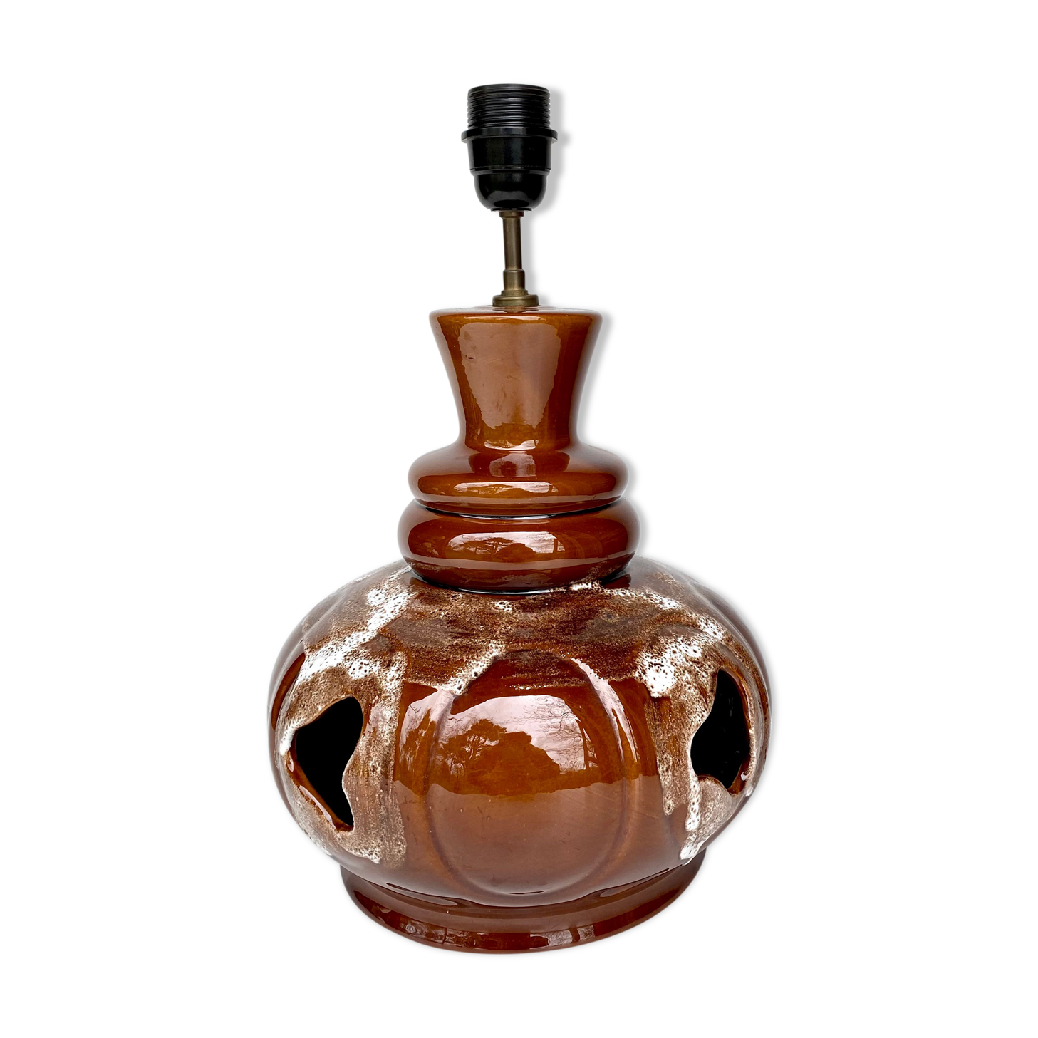 Vintage ceramic lamp stand