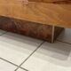 Vintage 1970s Elm Burl Coffee Table