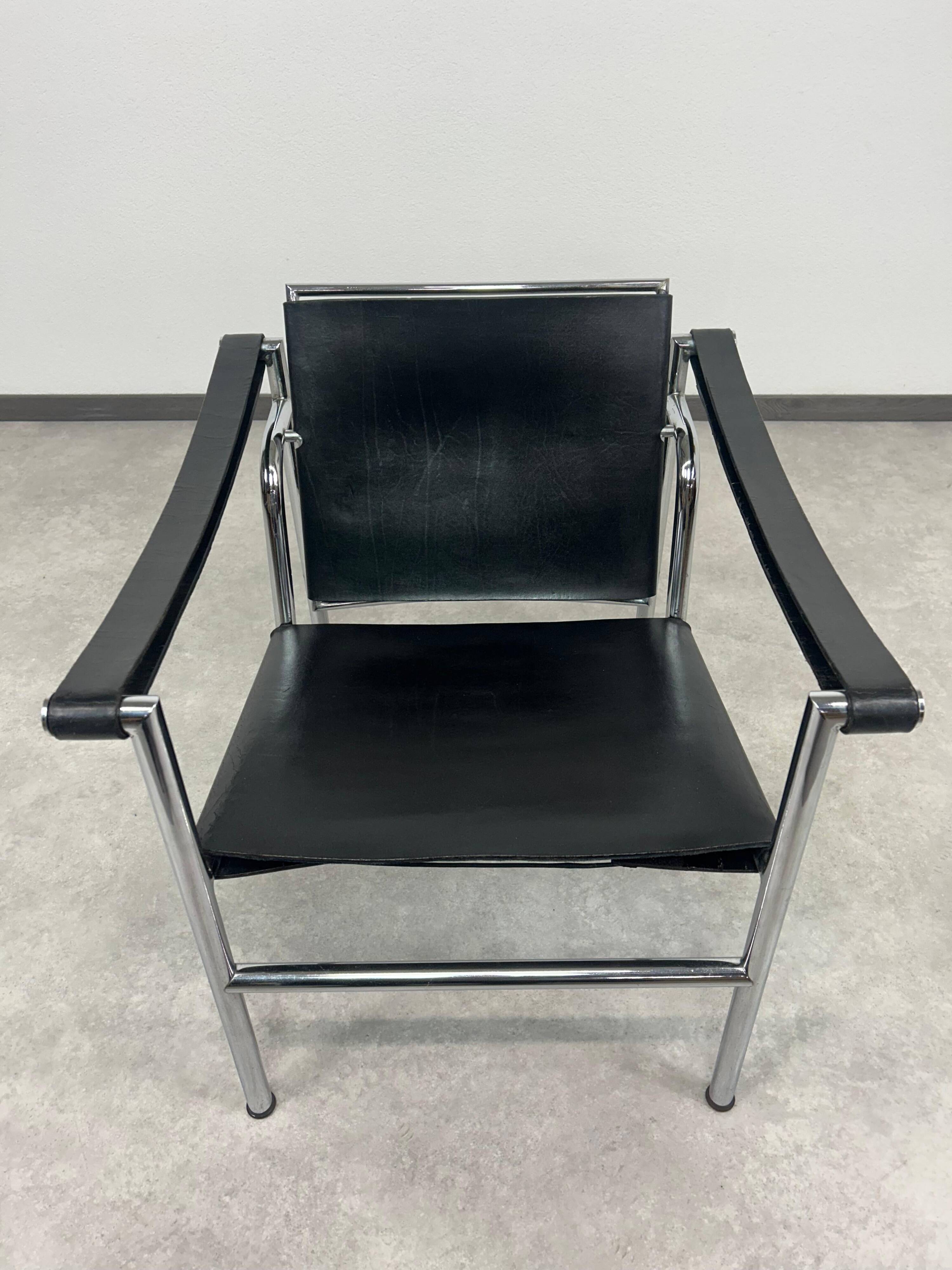 Chaises Bauhaus LC1 par Le Corbusier pour Cassina