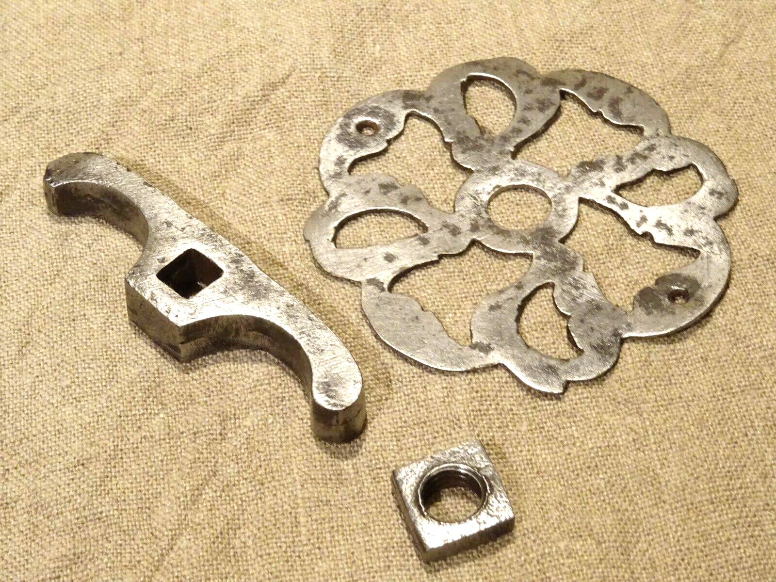 Old 18th 19th century wrought iron door knocker