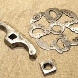 Ancien heurtoir de porte fer forgé XVIII XIX ème