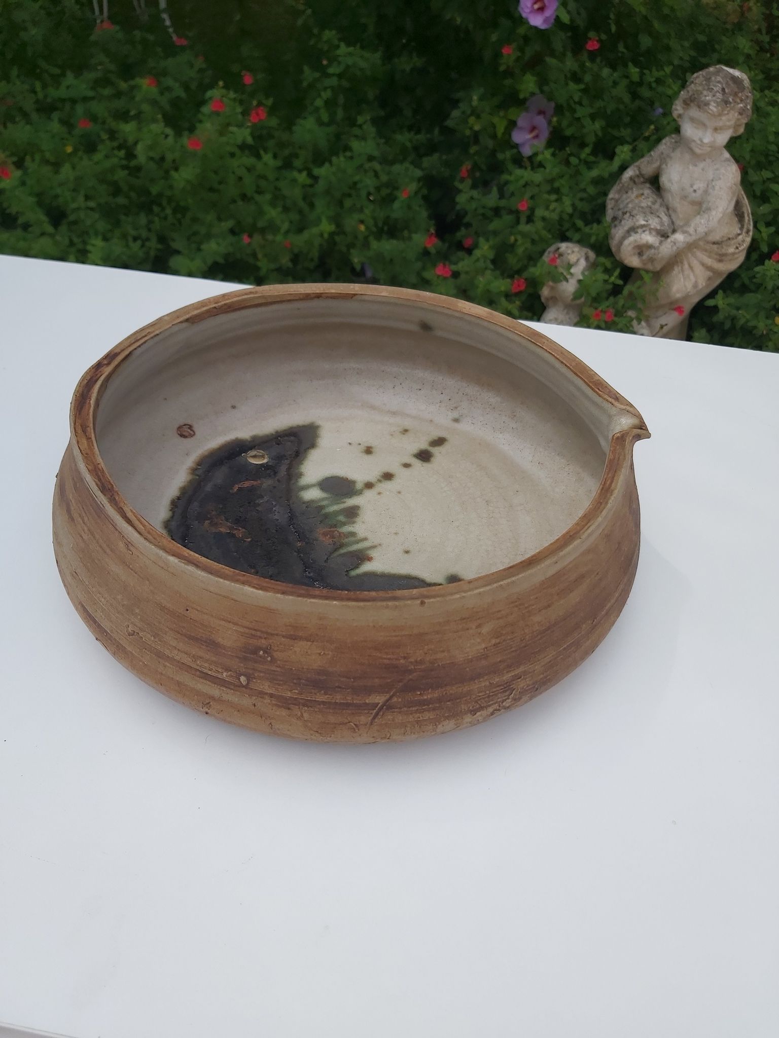 Jatte en terre cuite poterie du Colombier