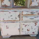Mado chippy paint white sideboard