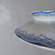 Ancienne assiette sur pied papillon, Terre de Fer Gien