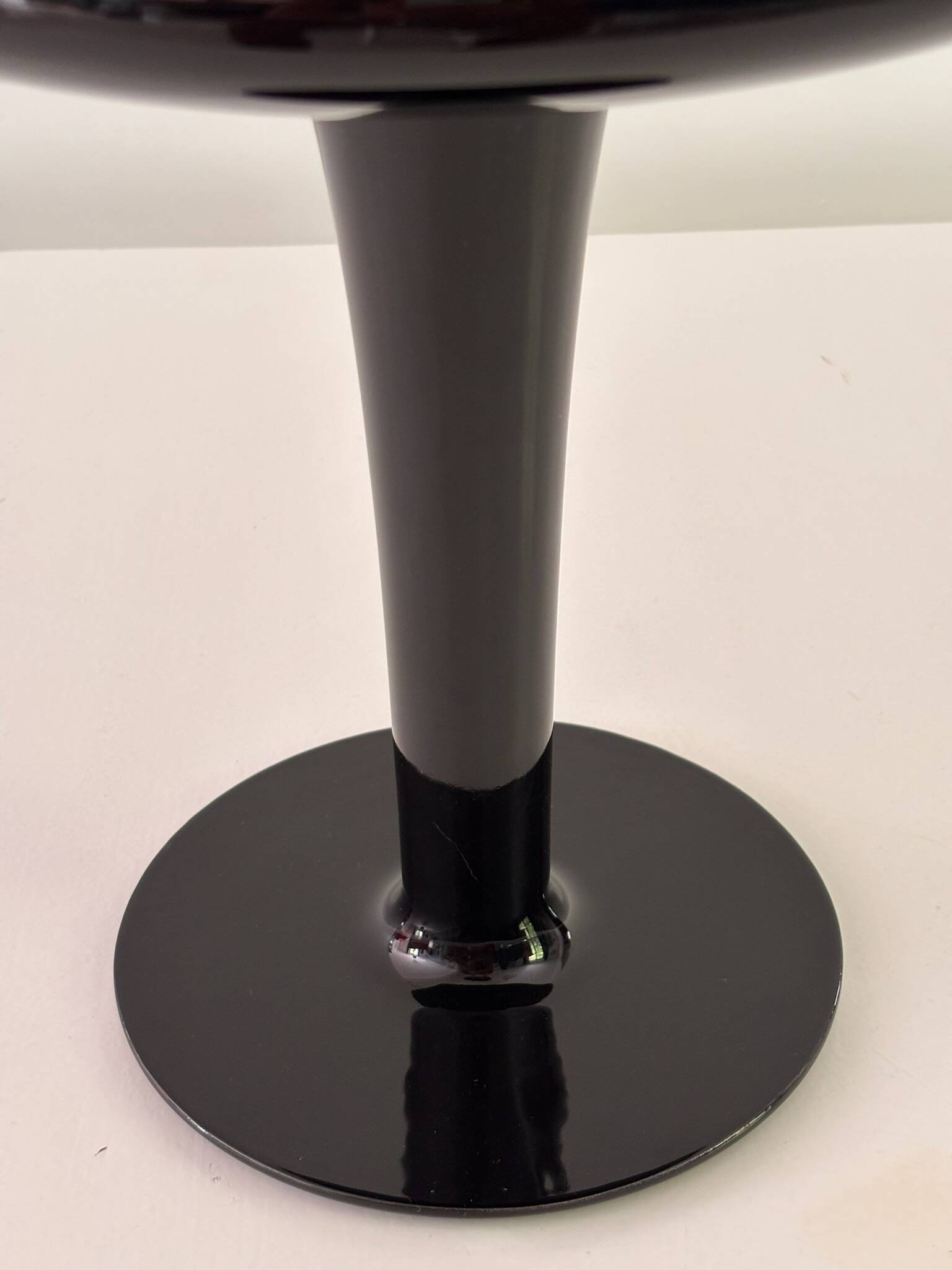 Sci-Fi Vase by Marc Newson for Cor Unum 1993 Glazed Black Ceramic Signed Ra