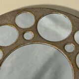 Round ceramic mirror