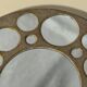 Round ceramic mirror