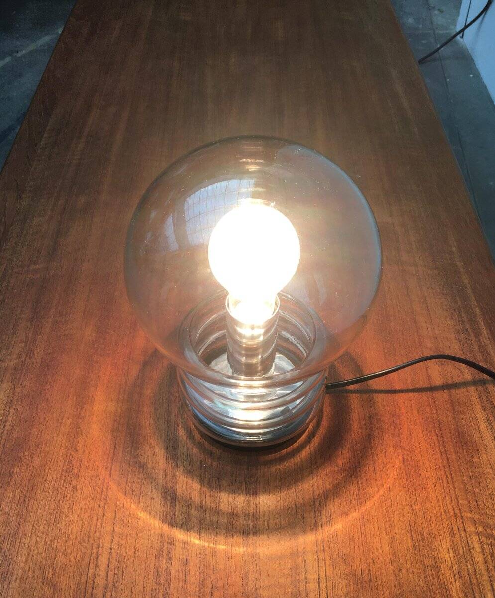 Vintage 1970s German space age table lamp by Limburg.