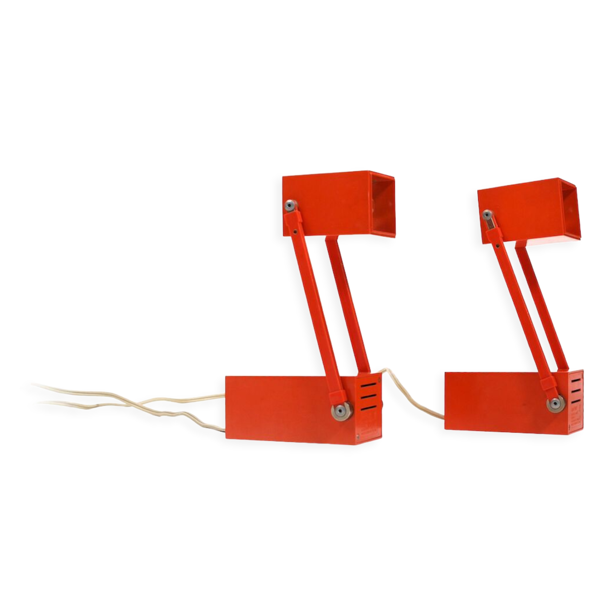 2 table lamps by bent gantzel-boysen 1960s
