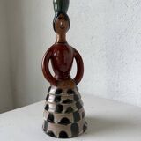 Ceramic candle holder for women, 1920/1930, Soufflenheim