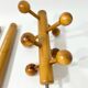 Vintage coat rack in solid pine