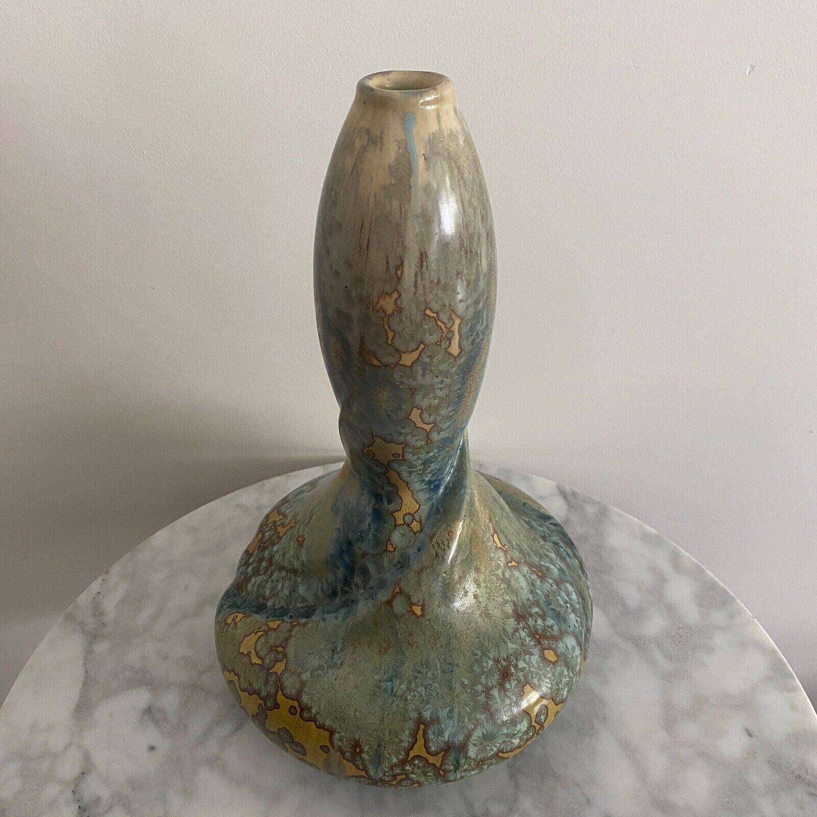 Pierrefonds stoneware vase 1900 Art Nouveau