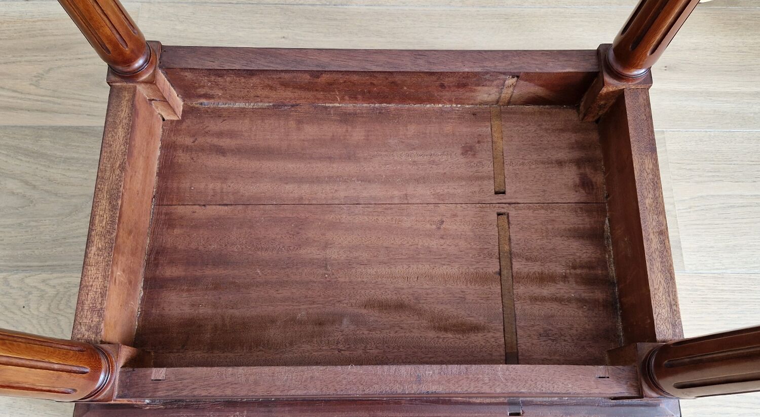 Kettle table Louis XVI mahogany style 1900