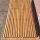 Bamboo counter or bar. (With 2 folding high chairs)