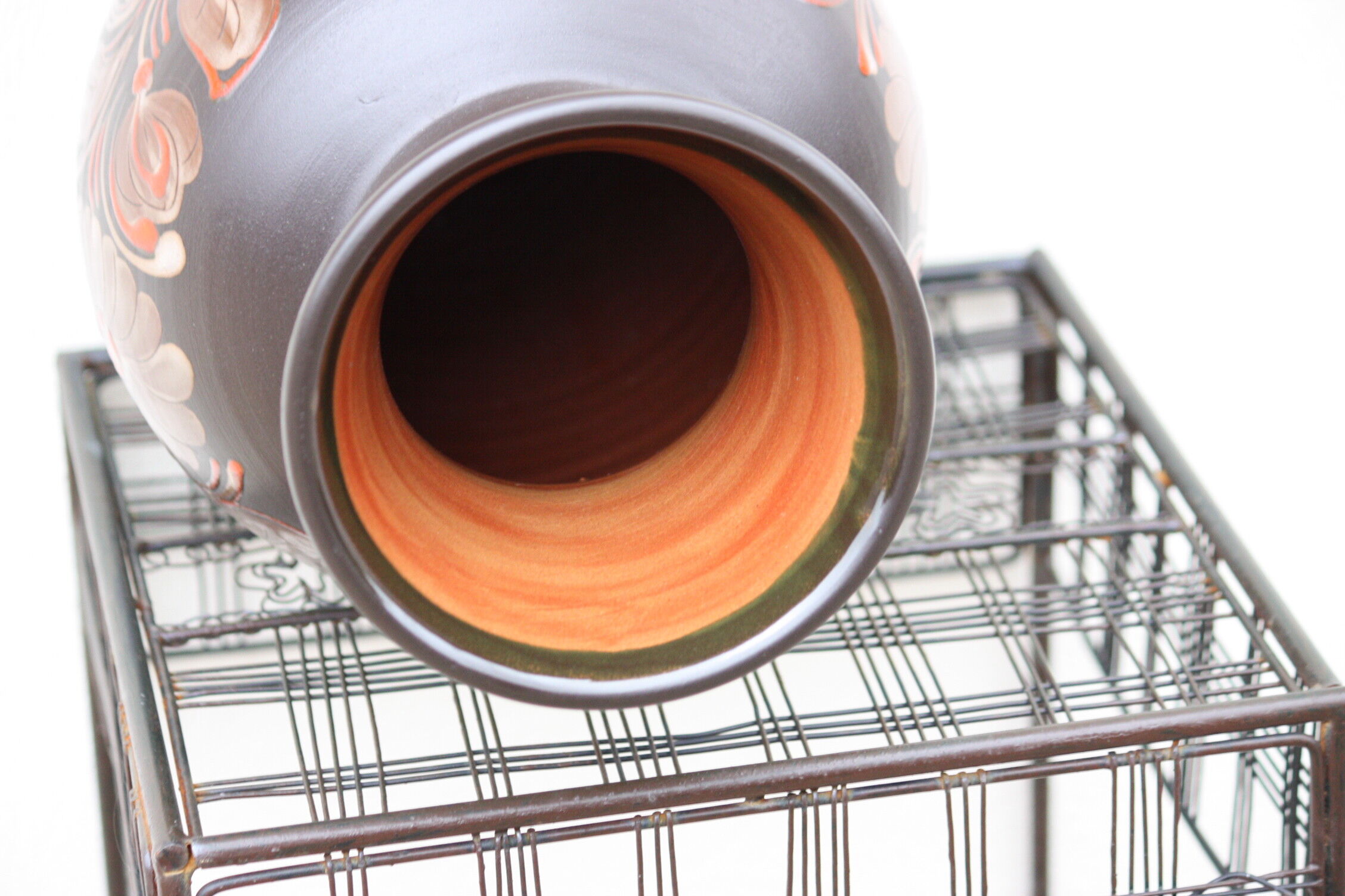 Hungarian vase MHV floral decoration