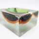 Sommerso Murano Glass Ashtray by Flavio Poli for Seguso, Italy, 1960s