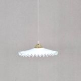 Suspension en opaline crantée
