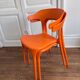 Chaises design orange