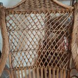 Rattan armchair 20s