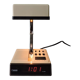 Foldable vintage alarm clock lamp Gracia 70s