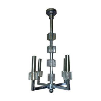 Authentique Jacques Adnet lustre, 1930