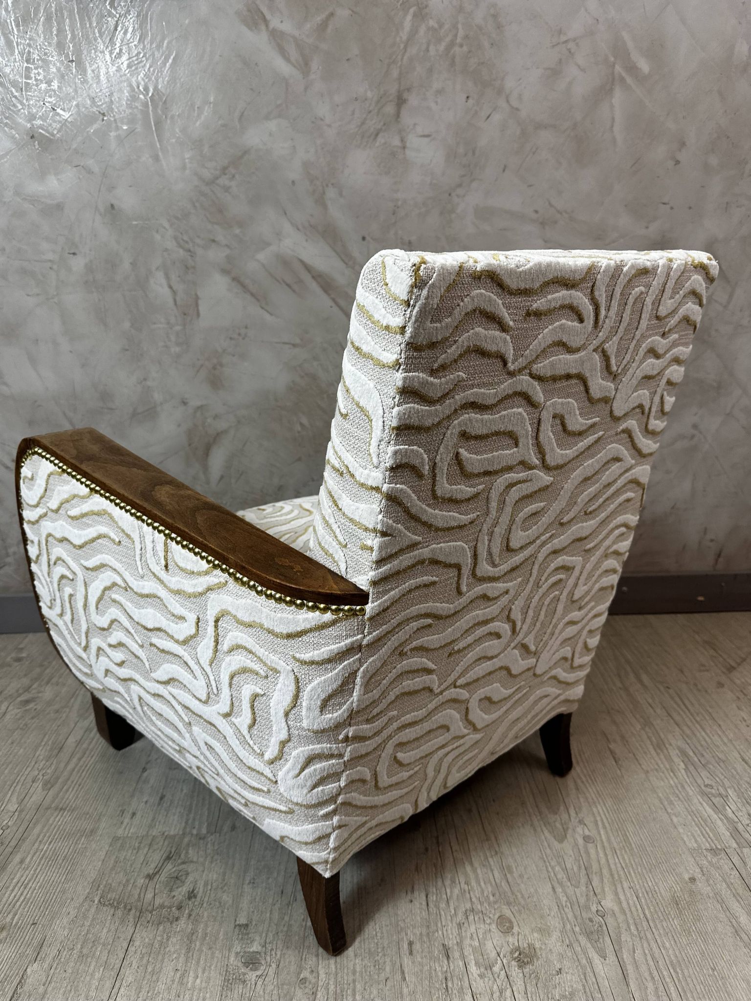 Art Deco armchair restored