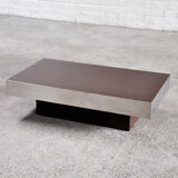 Vintage Italian Laminated & Chrome Coffee Table, 1970s