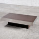 Table basse italienne vintage laminée et chromée, années 1970