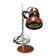 1970s Hungarian table lamp, "Space Age" style, in brown enamel.