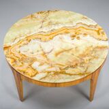 Mid-century coffee table in onyx from Ilse Mobel, 1960s