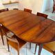 Mle 38 rio rosewood dining table by Henry Rosengren Hansen and 6 matching chairs