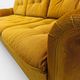 Vintage lounge set for 5, 3-seater convertible sofa and 2 armchairs, 70s.
